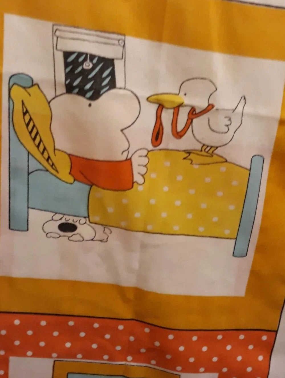 Vintage Ziggy Cartoon Pequot Double Full Flat Sheet